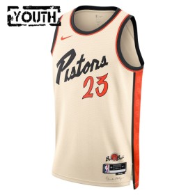 Dres Detroit Pistons Jaden Ivey Nike 2024-25 City Edition Bijela Swingman - Dječji